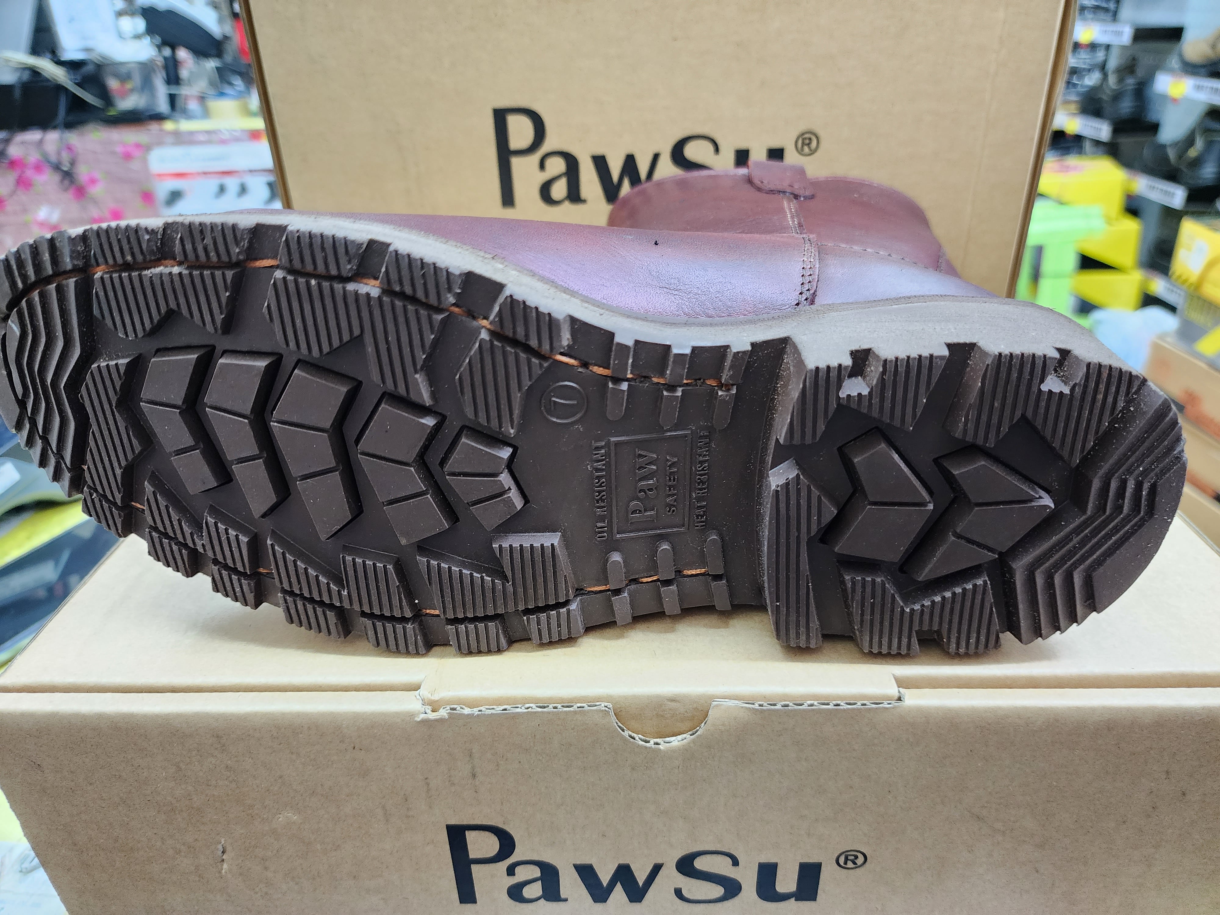 PAWSU ROUND TOE PS 906 MEN'S SAFETY BOOT