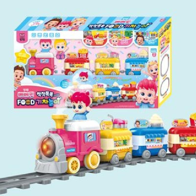 【預訂】韓國直送 Pinkfong Bebefinn 食品蒸氣小火車