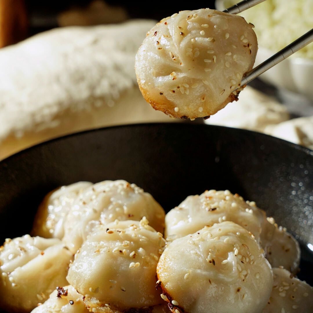 台灣師大夜市排隊名店 #會爆漿噴汁的小煎包！