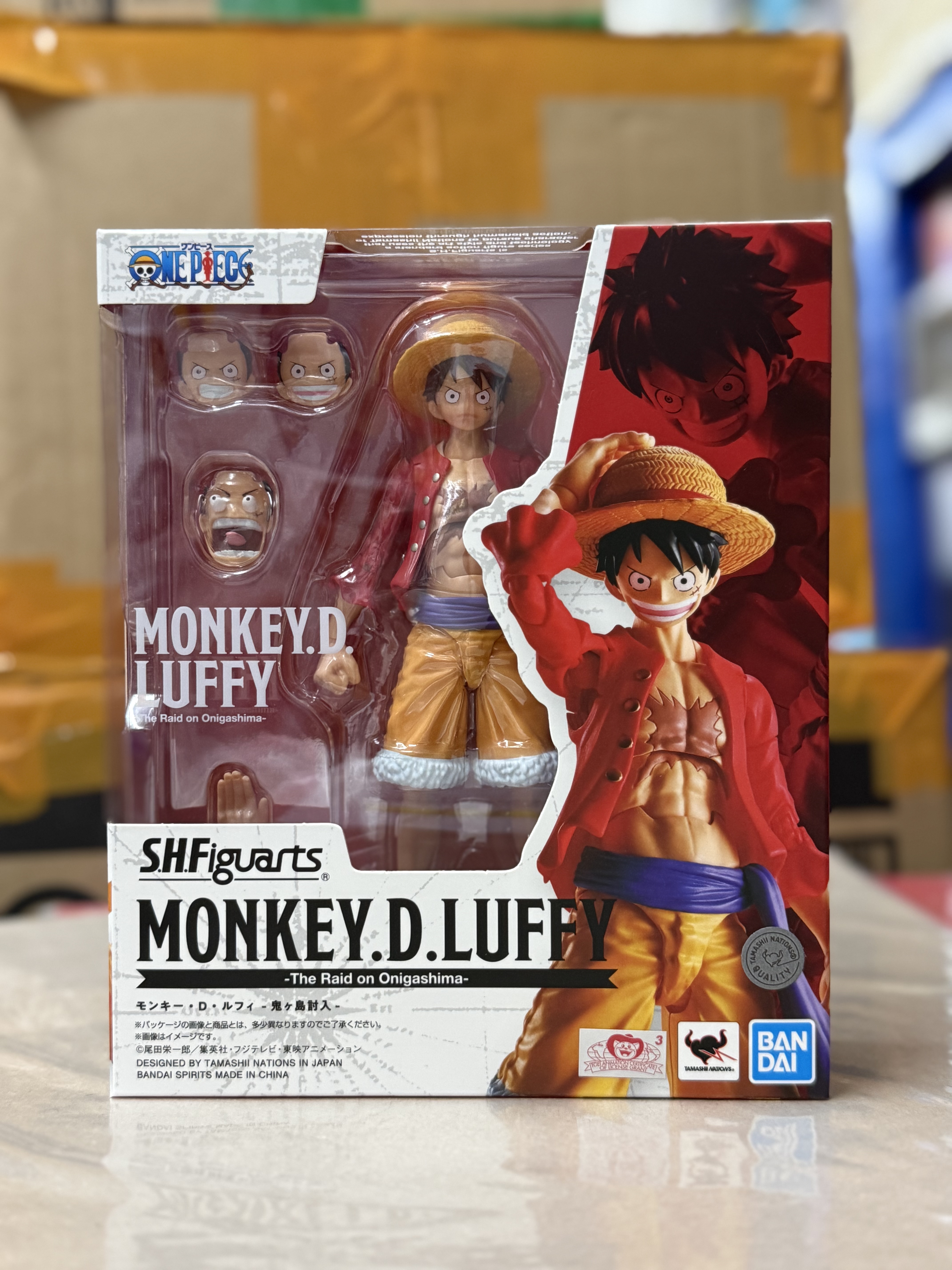 S.H.Figuarts 蒙奇·D·路飛 Luffy 「鬼島討伐」 海賊王 可動SHF figure 