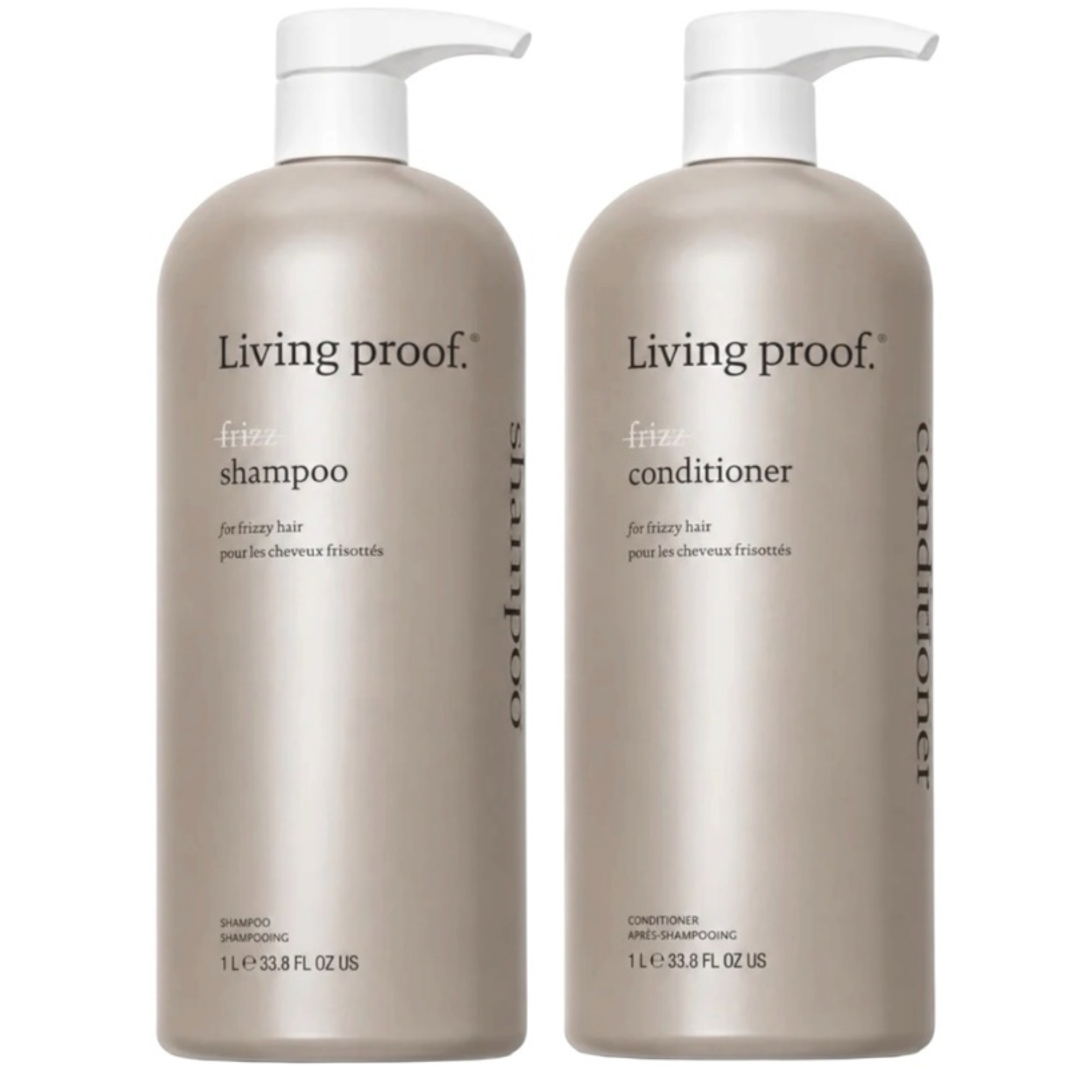 Living Proof No Frizz Shampoo+Conditioner 防毛躁洗護套裝 1000ml+1000ml 