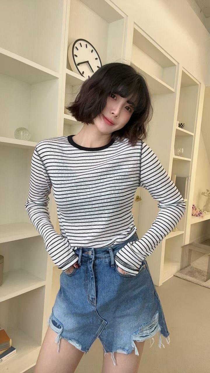 洗水不規則爛腳裙褲