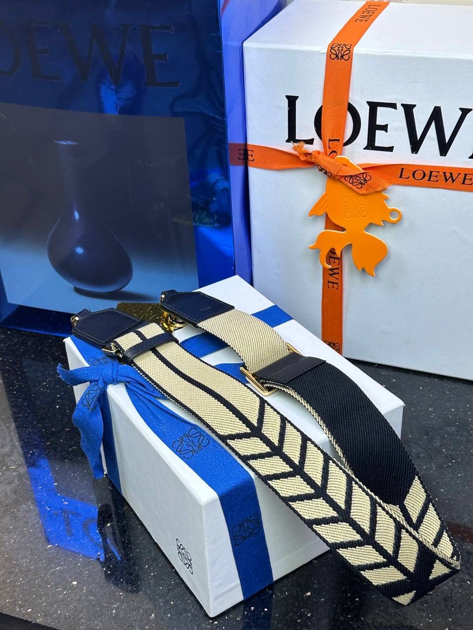 𝐀𝐧𝐚𝐠𝐫𝐚𝐦 刺绣肩带「自然色/克」 👈 全新升级上线♻️ 尺寸:130-4cm（长度可调节） 编码：182323