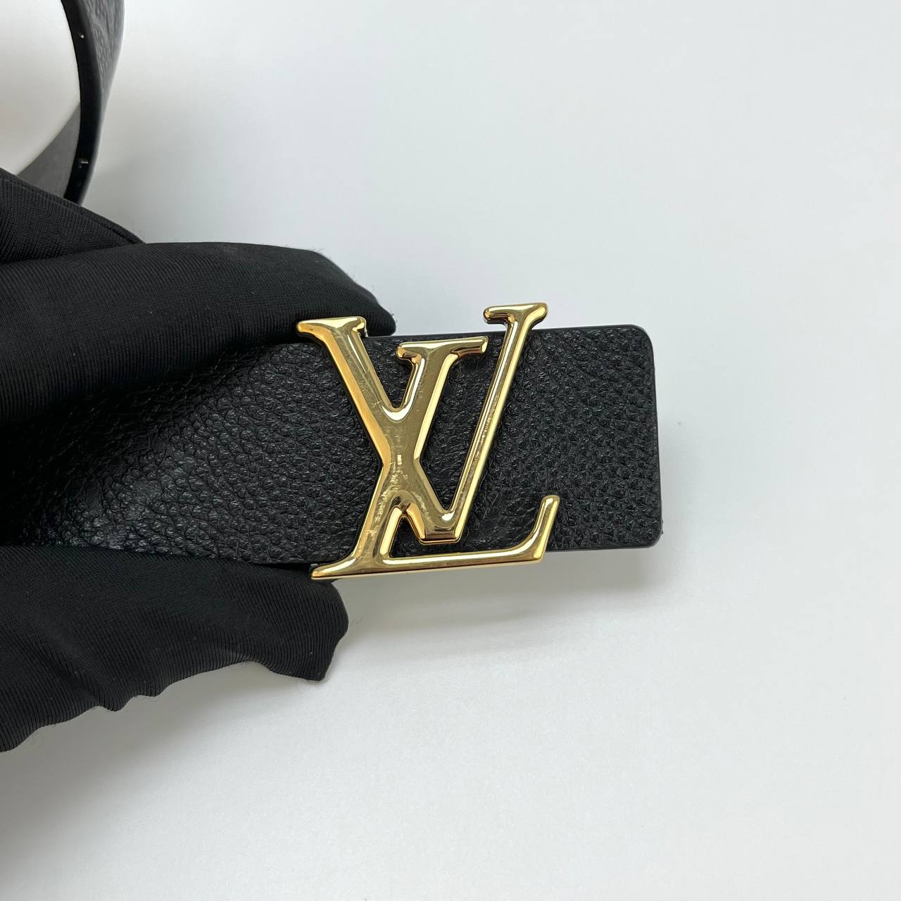 LV Black Iconic 30mm Reversible Belt GHW