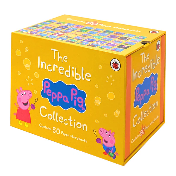 Peppa Pig The Incredible Peppa Pig Collection 小豬佩奇故事書｜50 books｜Yellow Box 黃盒