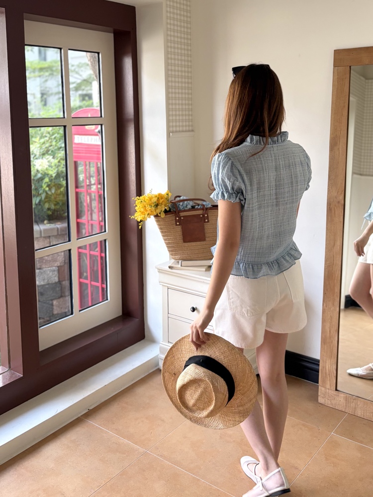 Everyday White Denim Shorts