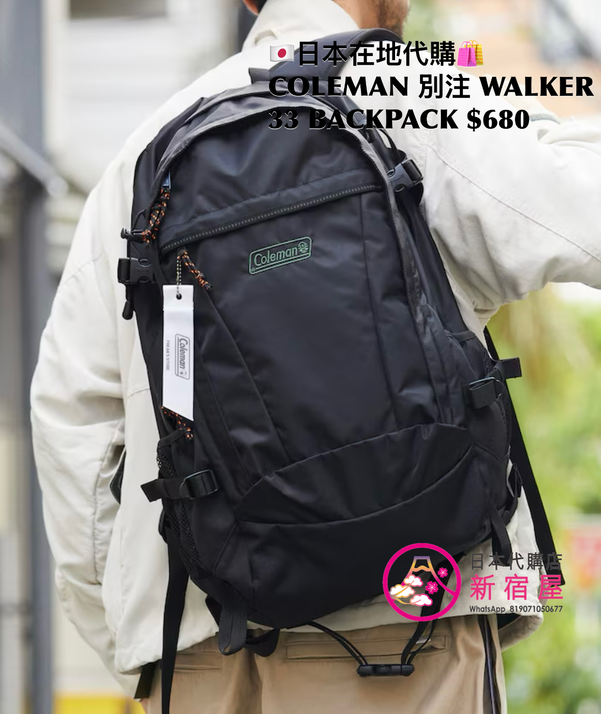 COLEMAN 別注 WALKER 33 BACKPACK