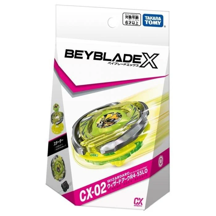 TakaraTomy - BBX-STA BeybladeX Starter CX-02 Wizard Arc R4-55LO