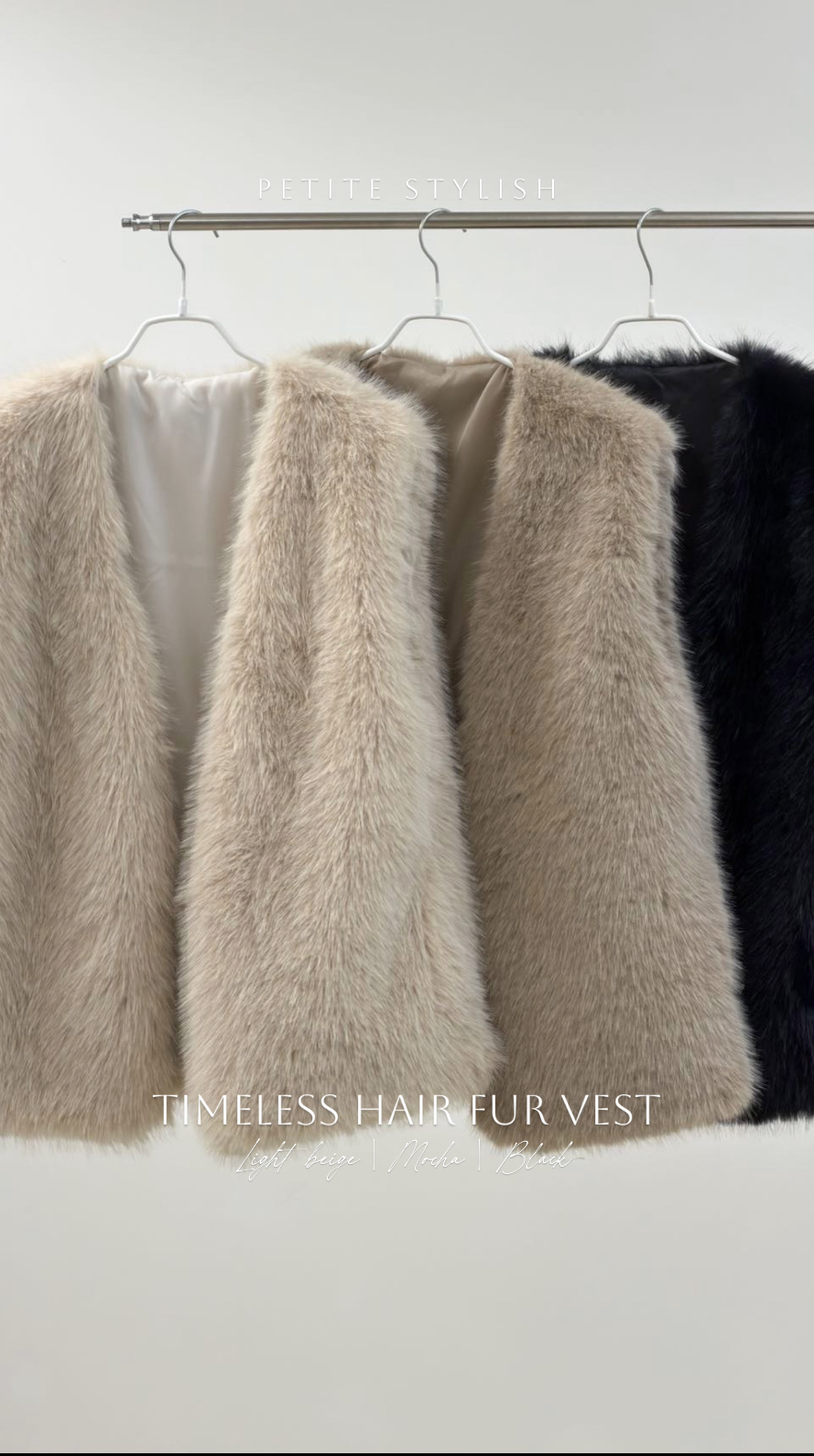 🌷| TIMELESS HAIR FUR VEST 