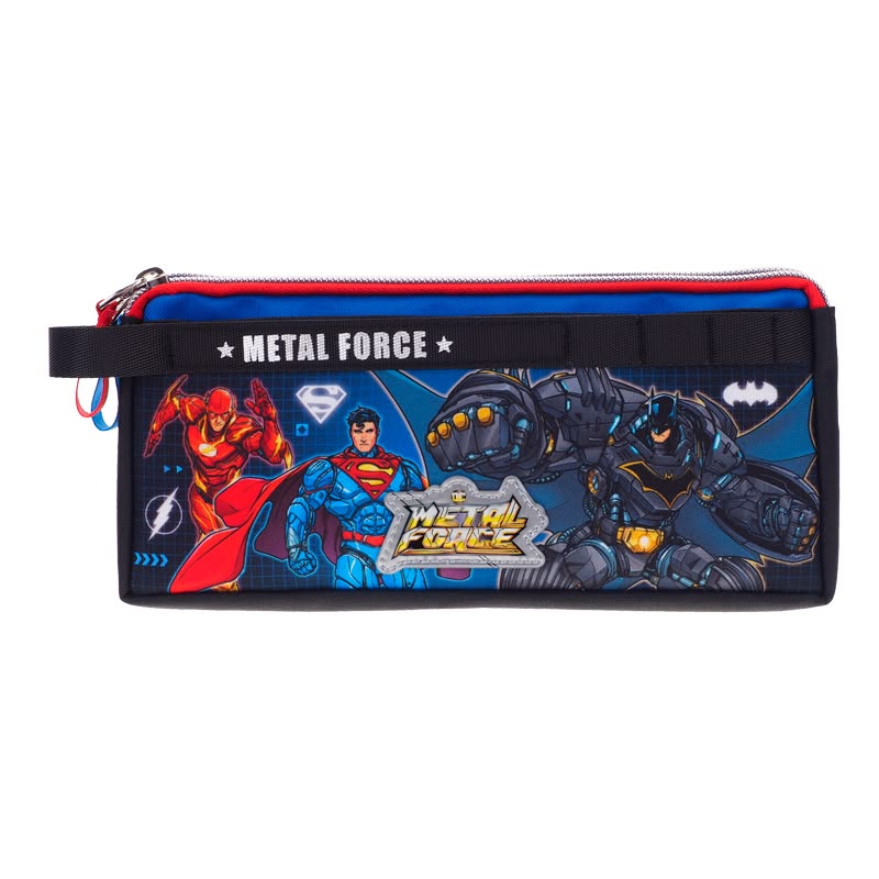 Justice League Triple Zippers Pencil Pouch 三拉鏈筆袋