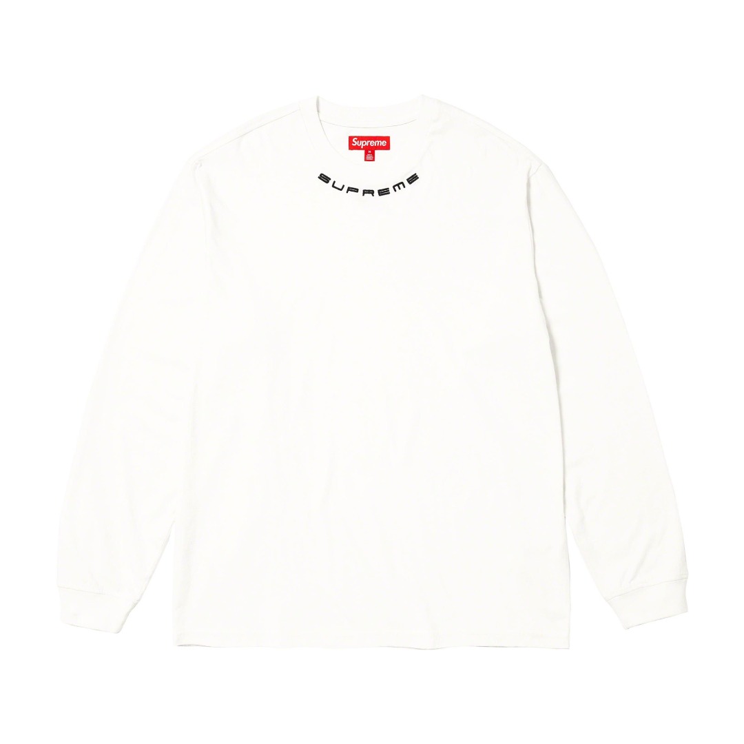 Supreme Collar Logo L/S Top Tee