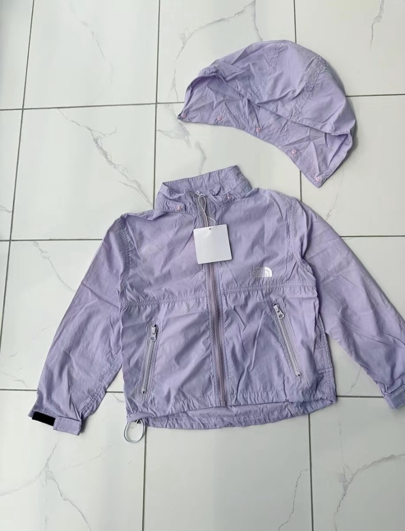TNF 童裝薄款連帽防曬外套 - 1件 現貨