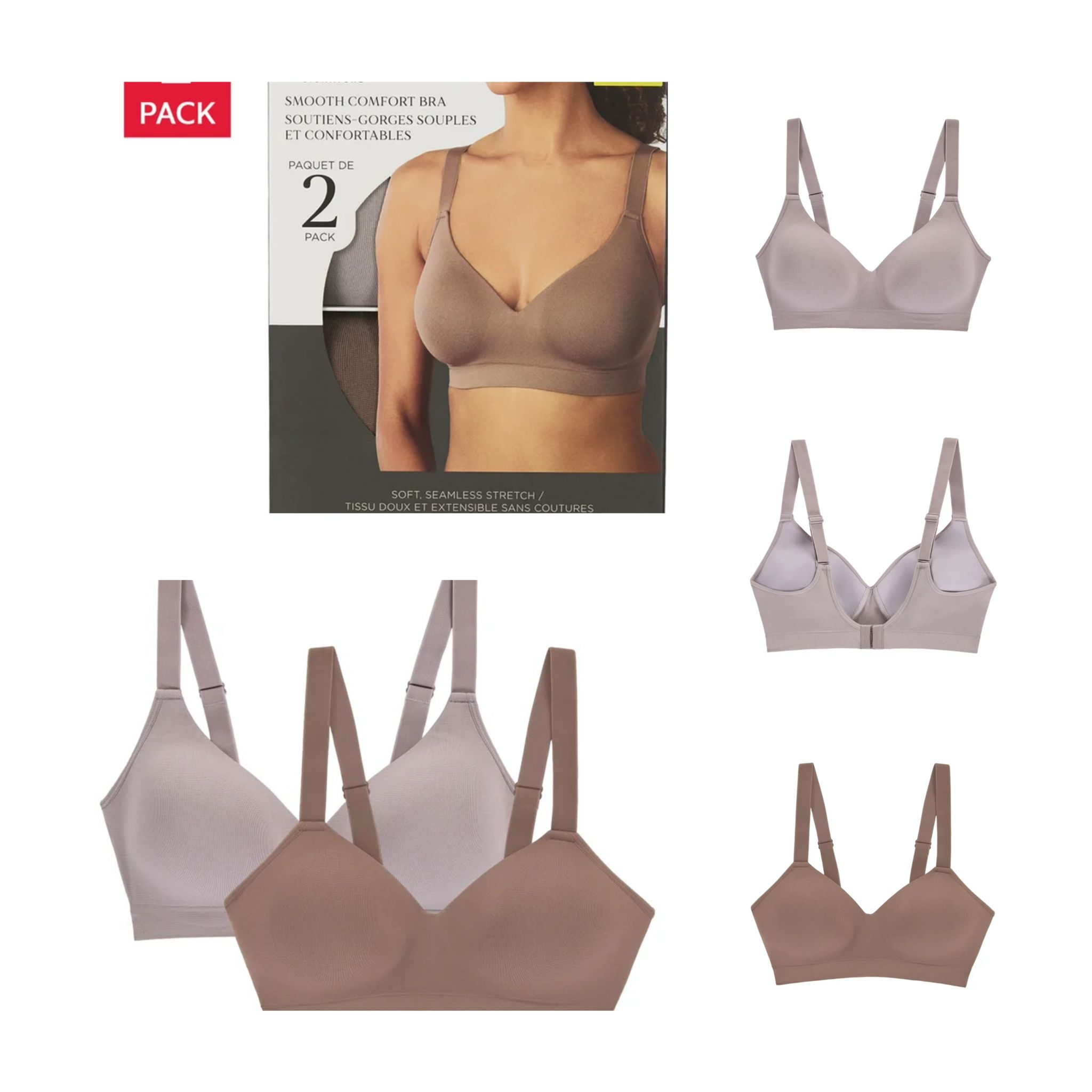 加拿大直送-Jones New York 無縫bralette (一套2件)