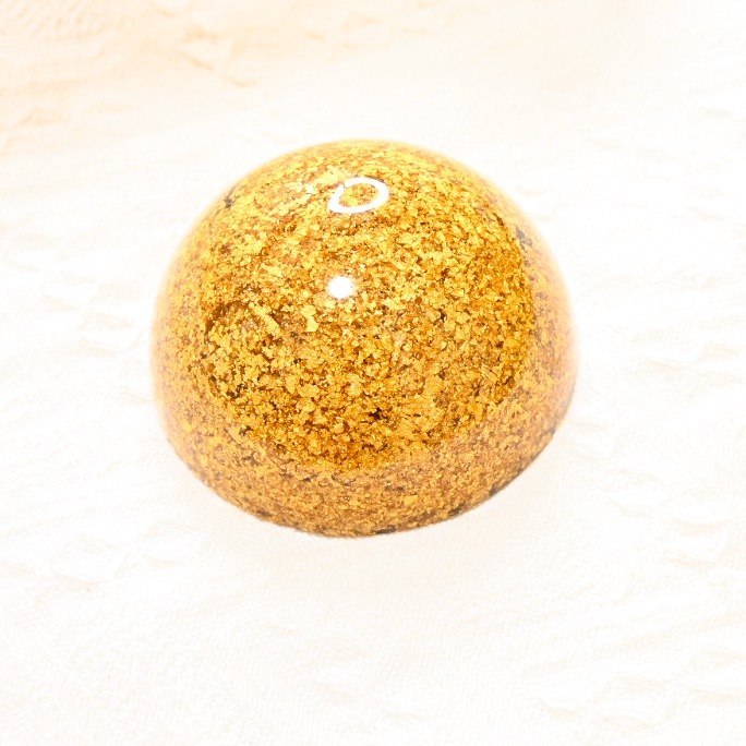 升級版 (含99%純金金箔成份) Goldenite®半球體 (金半圓) - Upgrade version Goldenite ...