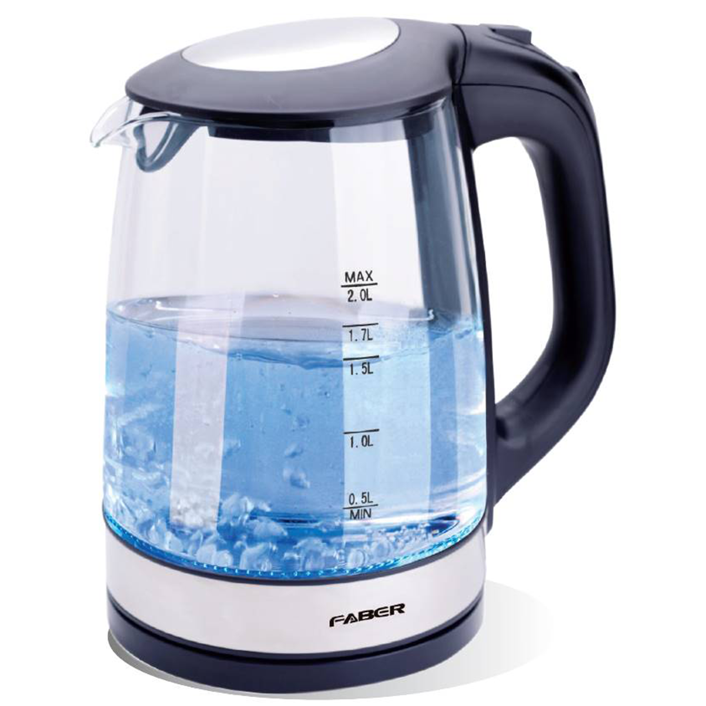 Faber 2.0L Cristallo Jug Kettle FCK 180BK
