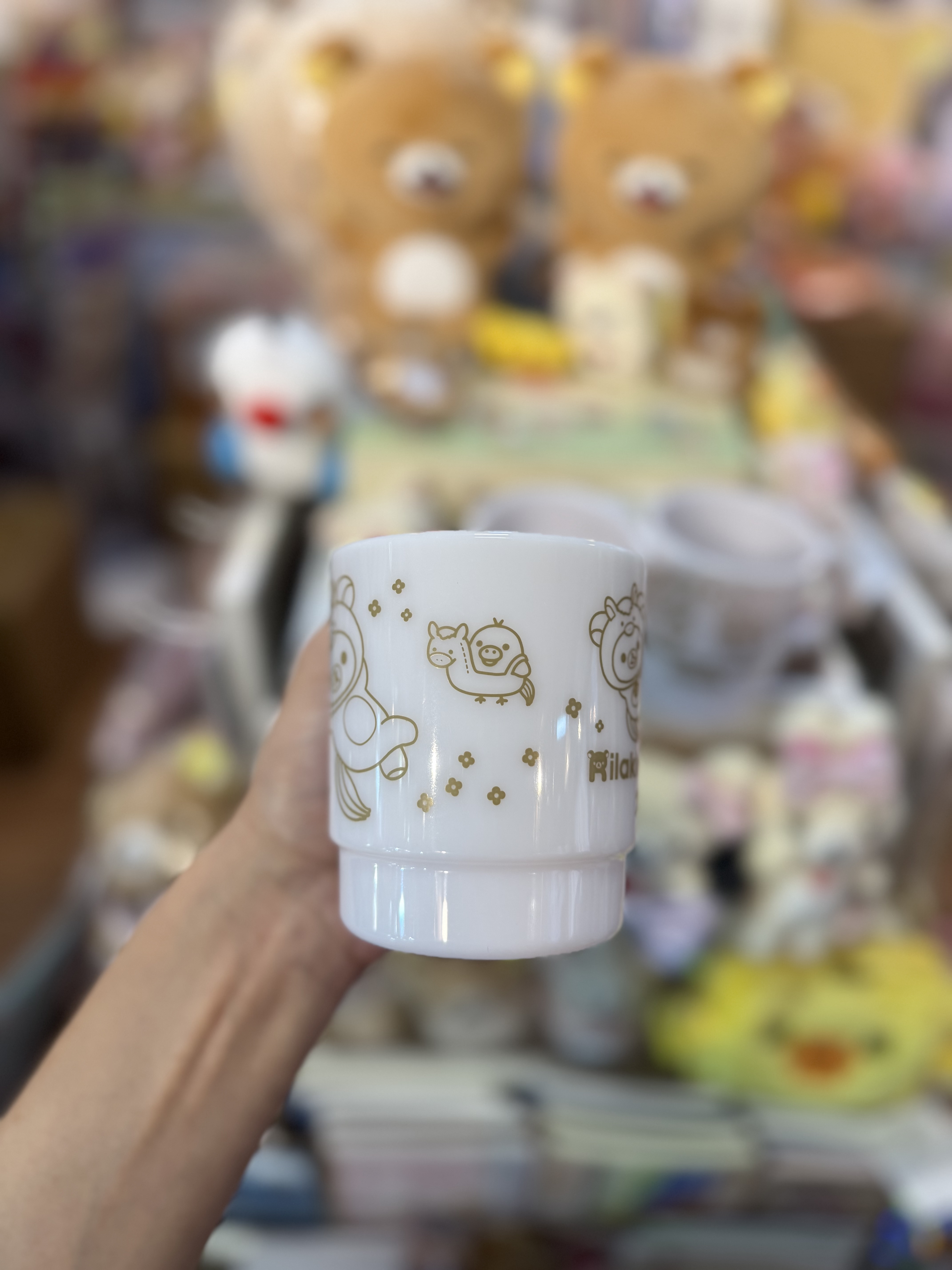 《現貨》全新日本專店限定 Rilakkuma 馬年生肖造型樹脂賀歲杯