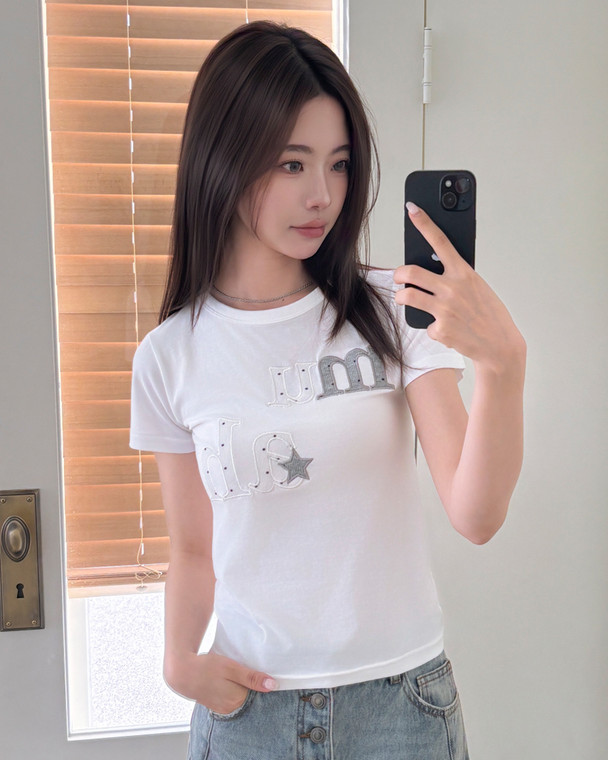 Muah Muah Dot Atar Patch Tee