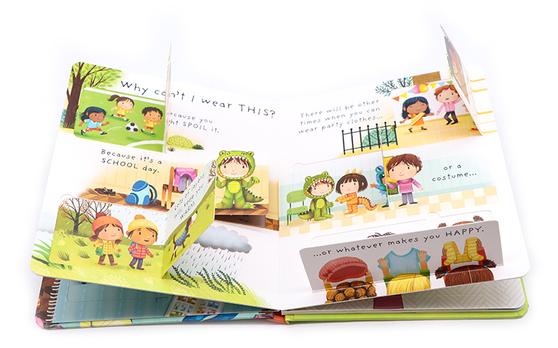 Usborne First Questions and Answers系列翻翻書Why should I get dressed 為什麼我要穿上衣服