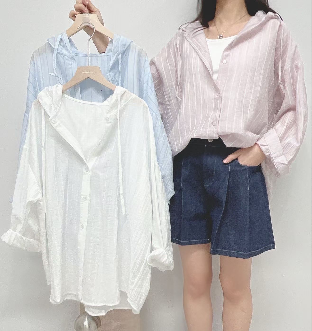 Lu060春季涼爽料薄外套