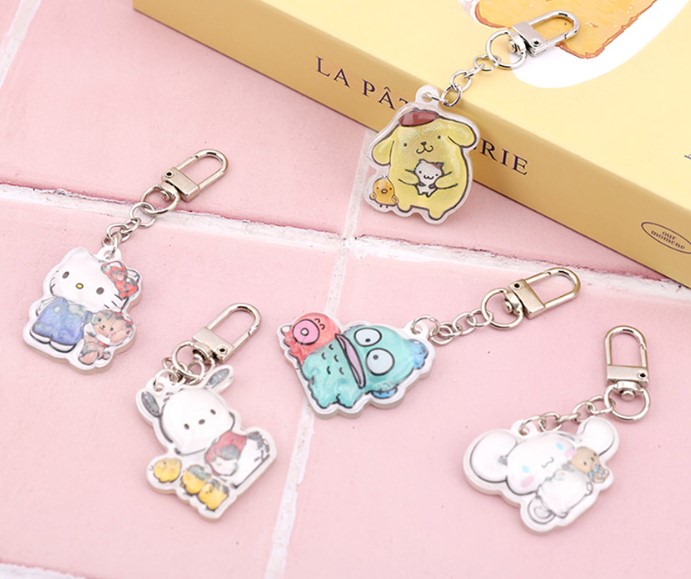 【預訂】韓國直送 Sanrio Characters 泡泡玻璃質感立體匙扣