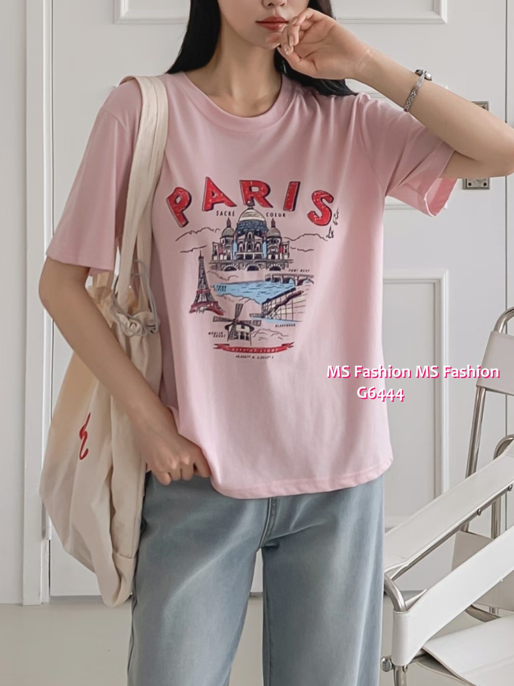 G6444 靚色靚print tee