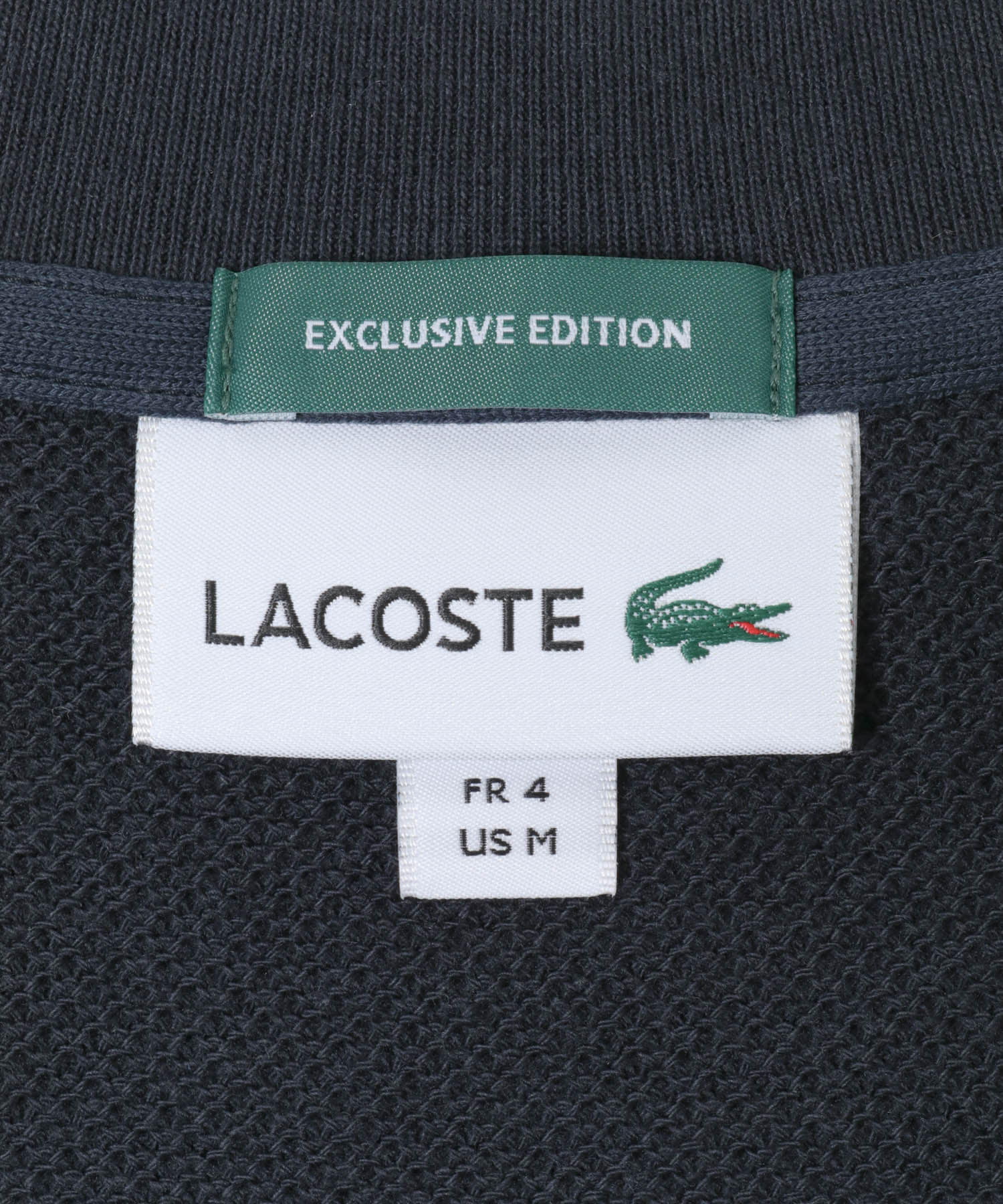 LACOSTE×DOORS THICK PIQUE ROUND SHORT-SLEEVE