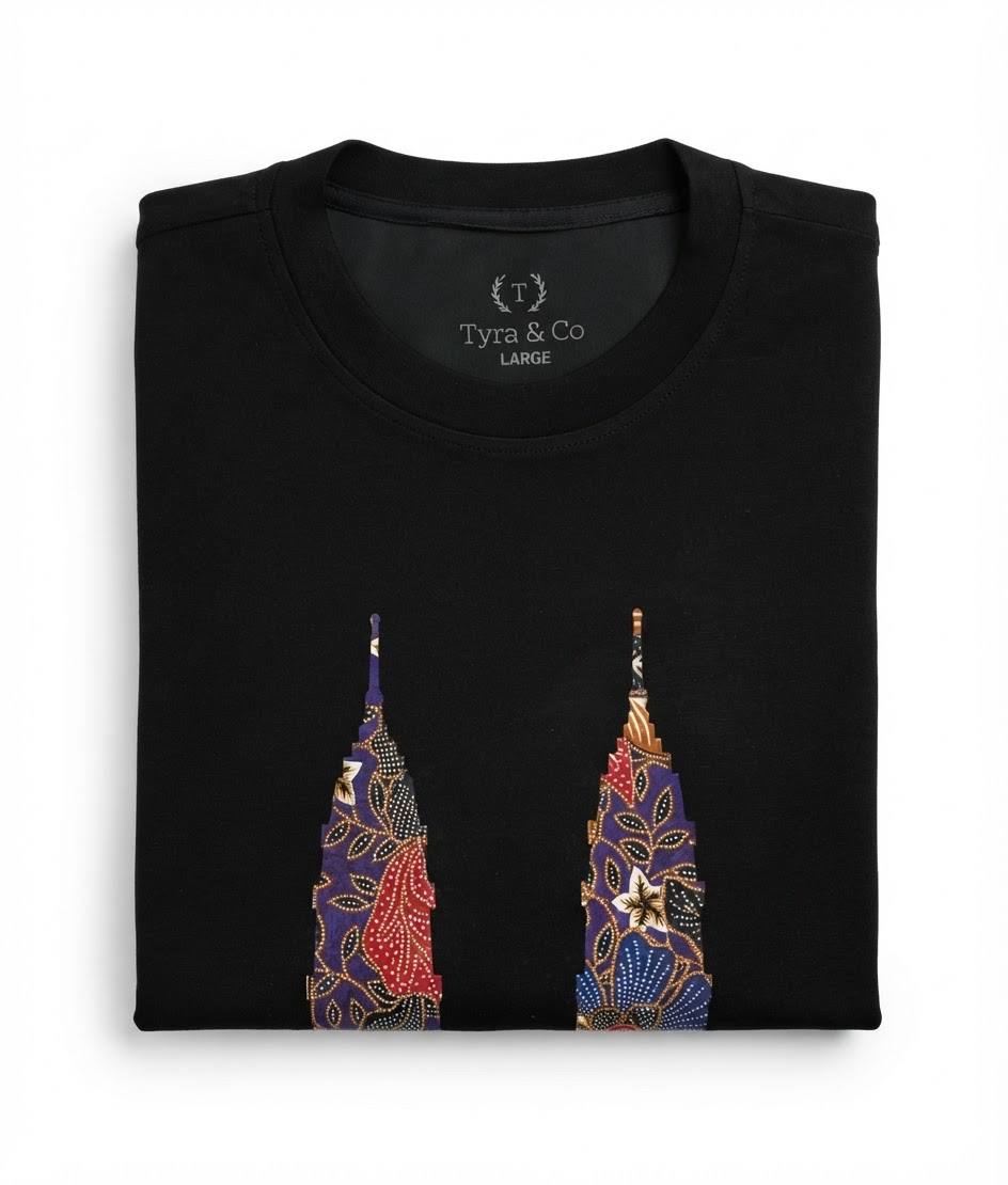 TS5330 - KLCC Twin Towers Batik T-Shirt 