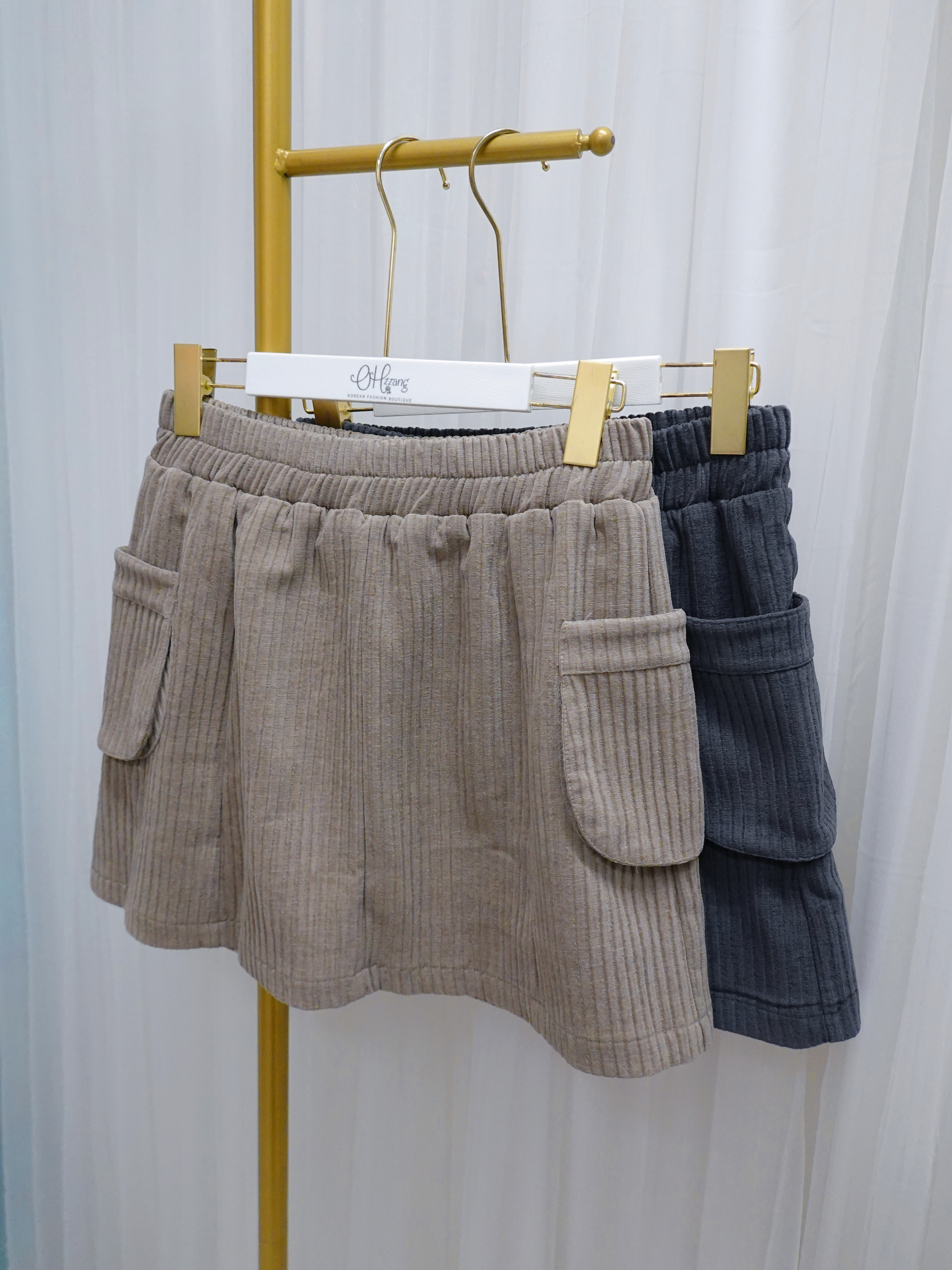 BOT17_12A 側袋工裝燈芯絨SK (3色)