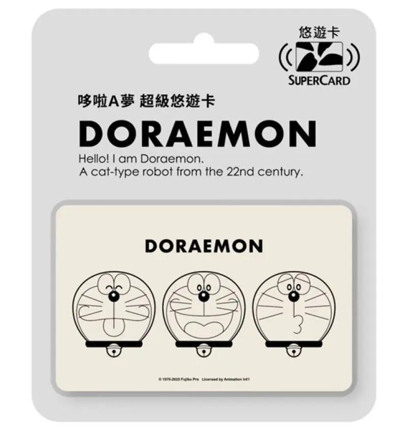[新款訂購] 多啦A夢悠遊卡（閃亮 迷彩 金字)