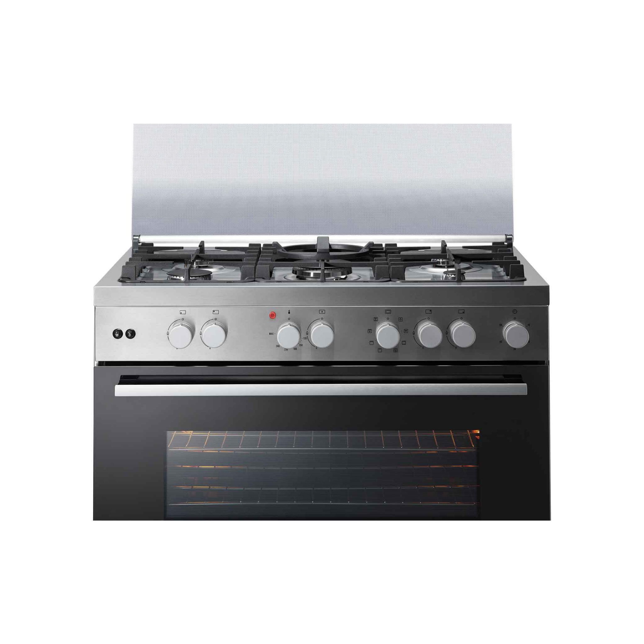 Electrolux 90cm Dual Fuel Freestanding Cooker with Electric Oven (EKM9689X)