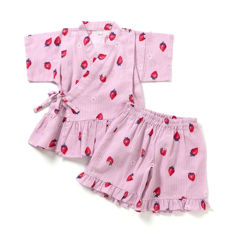 🆕【⭐訂購⭐】🌀 🇯🇵 日本直送 優雅荷葉邊 女童 #甚平 套裝［6款選］ 🌀 [ELCA-0218][260424]