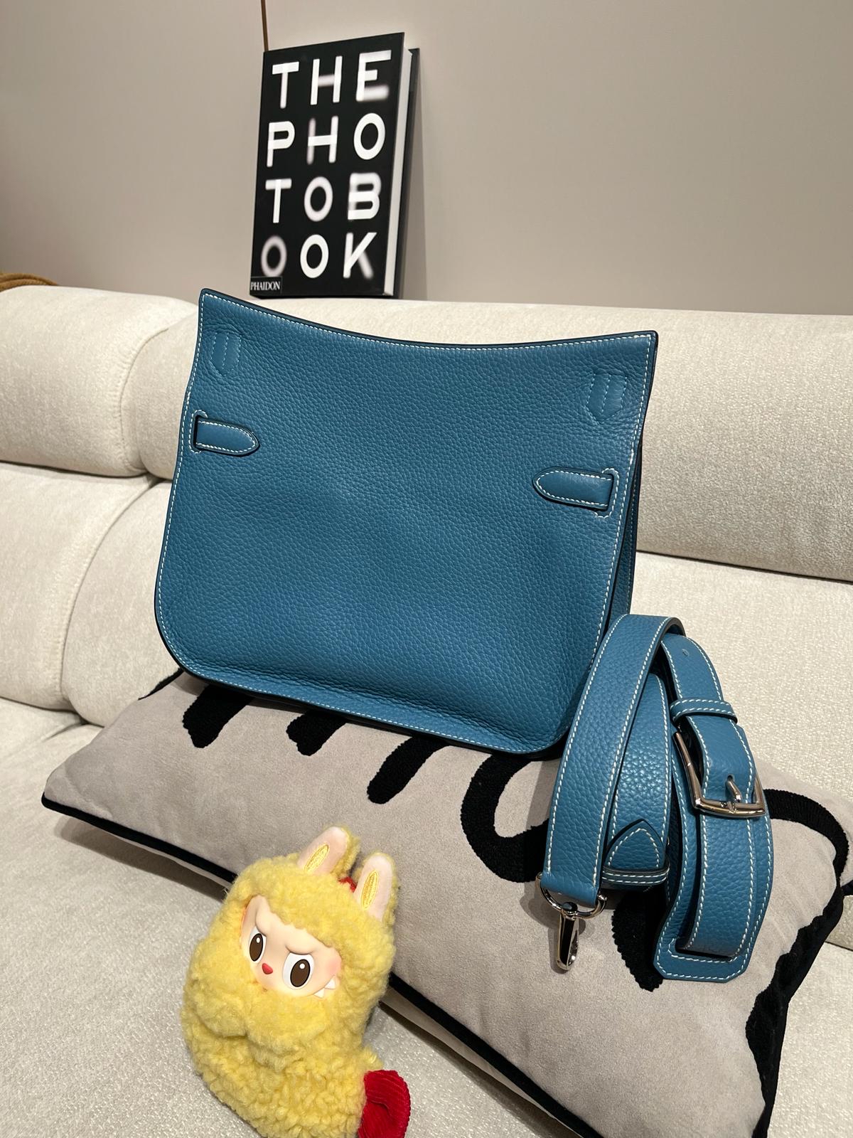 Hermes Jypsiere 28，Stamp [R] 牛仔藍銀扣 100%Authentic ,98%new ✅dust bag✅booklet ✅box 