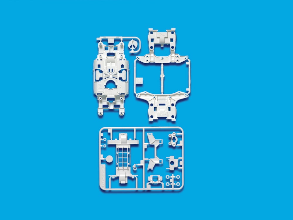 MS REINFORCED CHASSIS SET (WHITE)