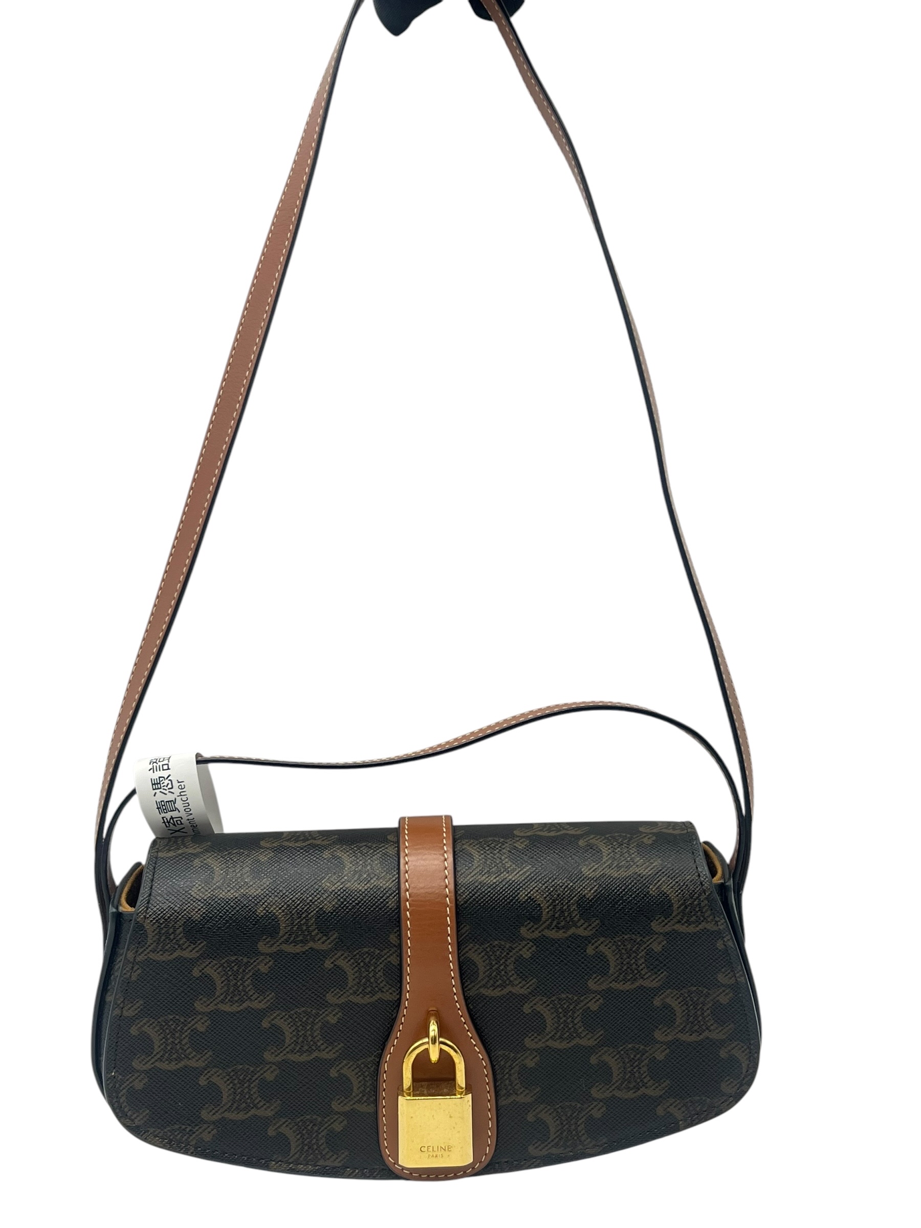 Pre-Owned CELINE Tabou Clutch with Strap / Product Code: 26060606
