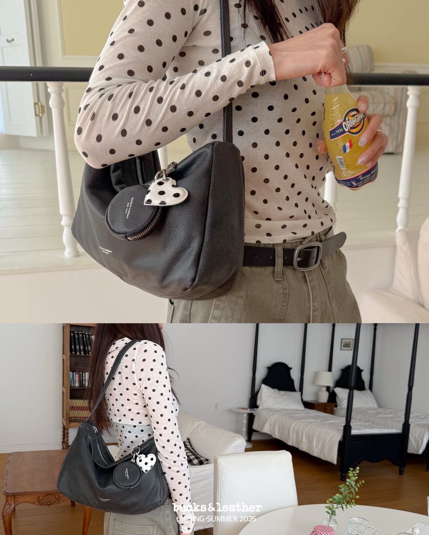 【26SS】 預訂_Heart Keyring MiniBy Bucks & leather