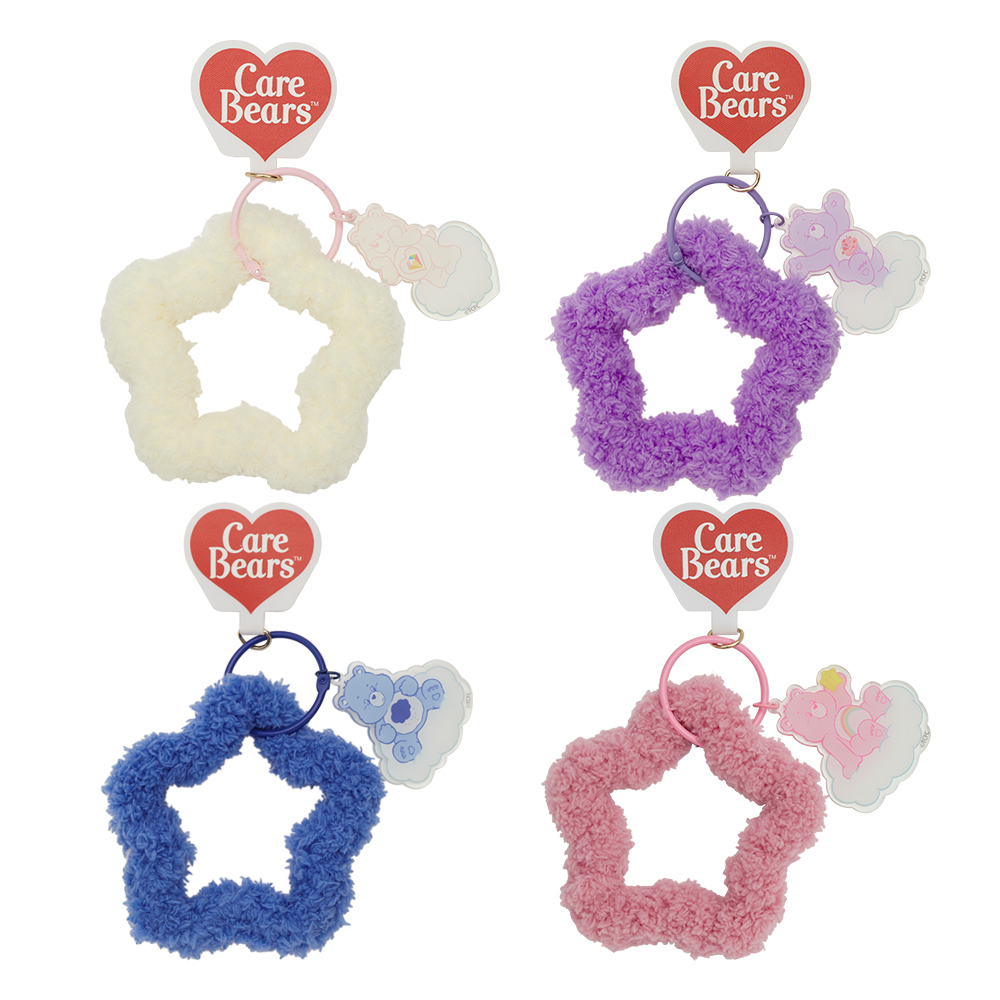 【台灣】CARE BEARS 樂觀星星絨毛手機吊飾