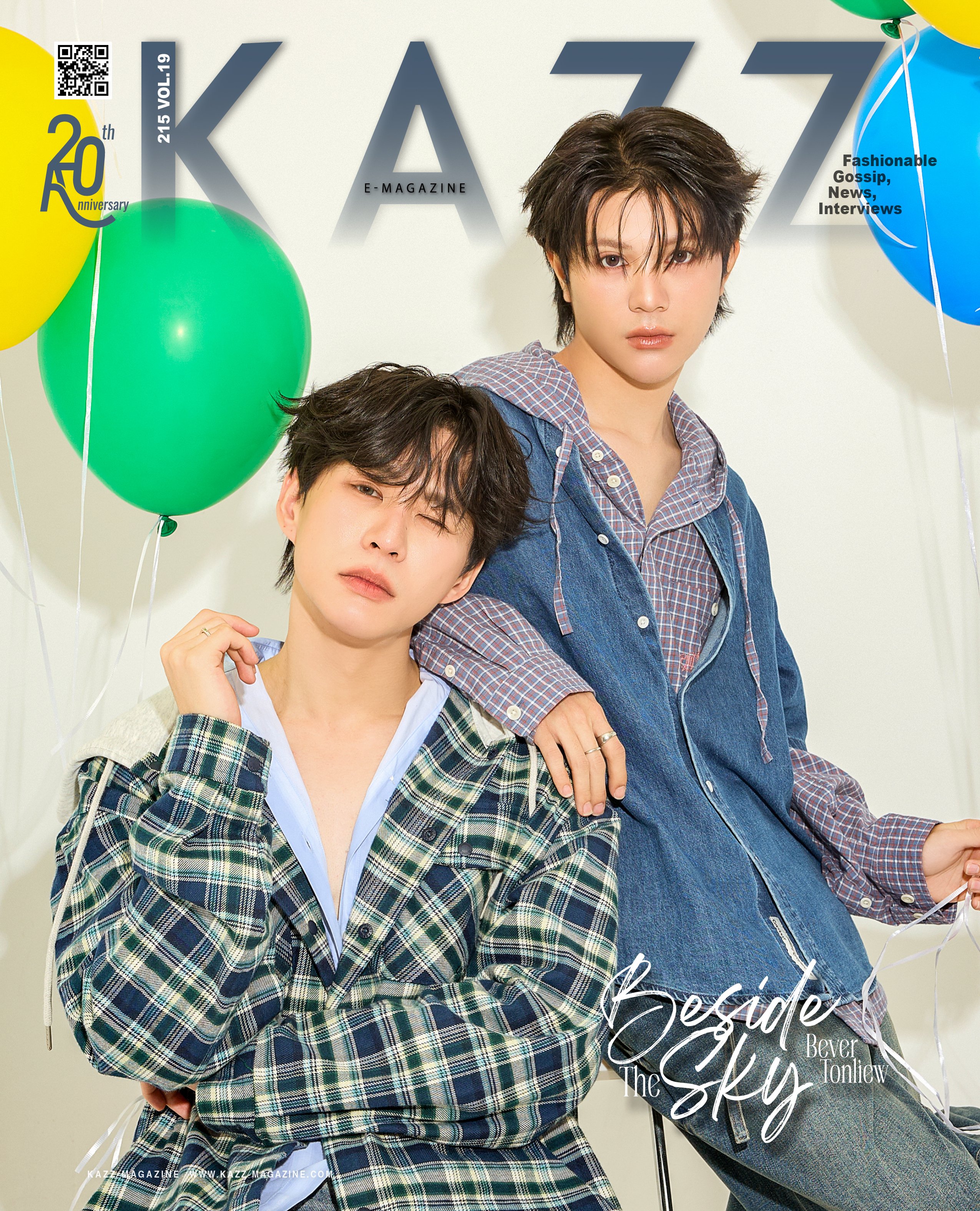 預購 | NgernOat BeverTonliew- KAZZ 215 FOUREVER YOU 封面 泰國雜誌
