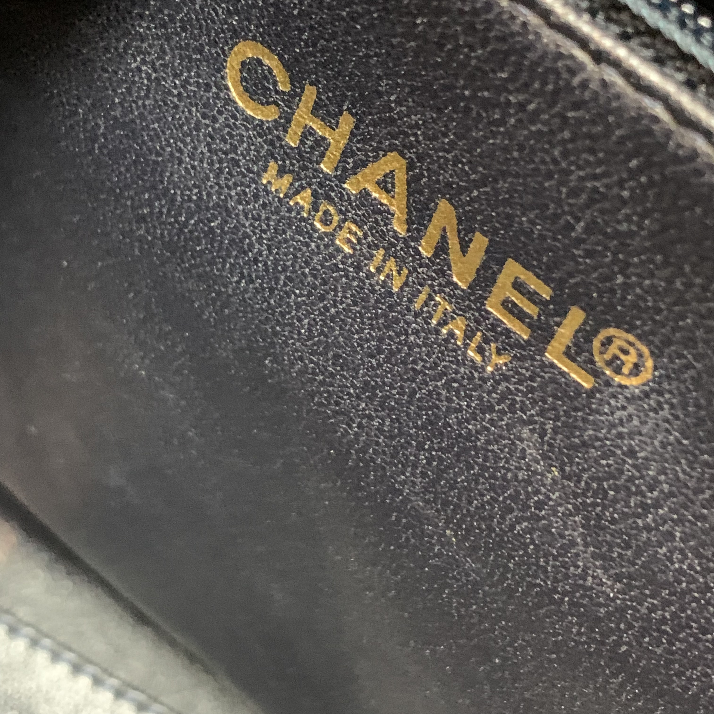 中古包💙Chanel漆皮拼布保齡球