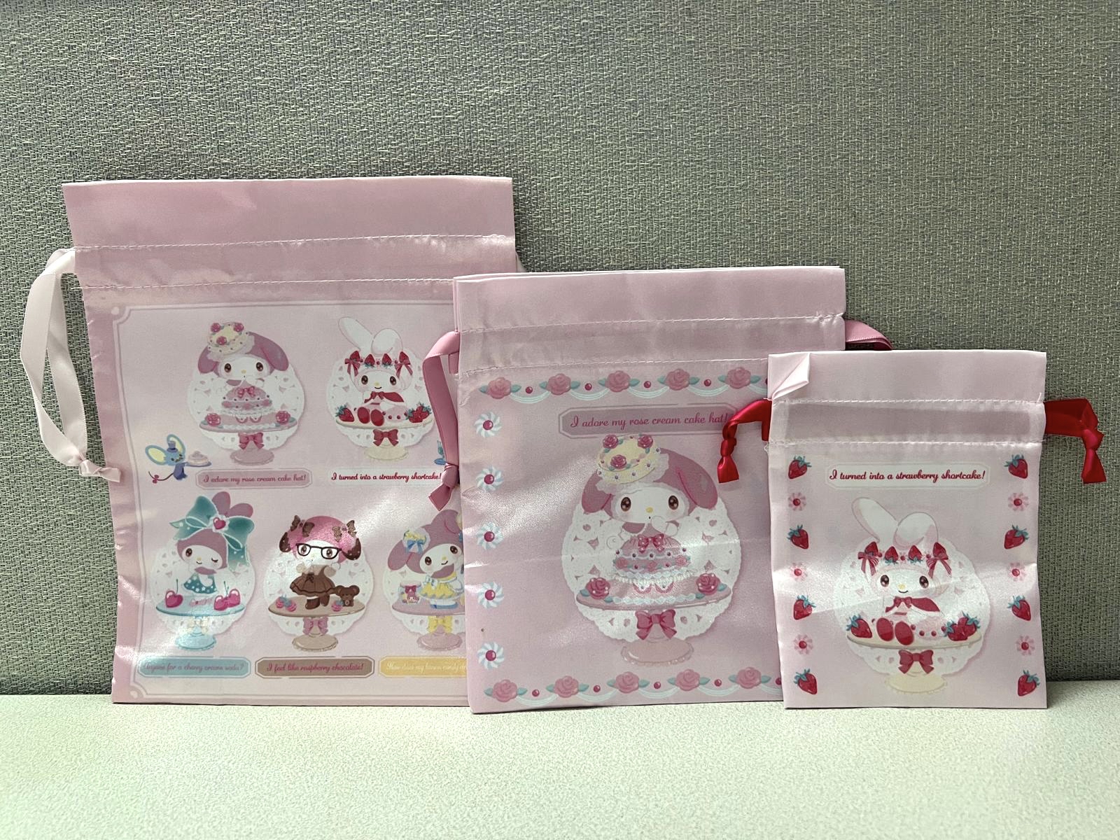 🎌日本直送🎌 Melody 索繩袋套裝 1套3個