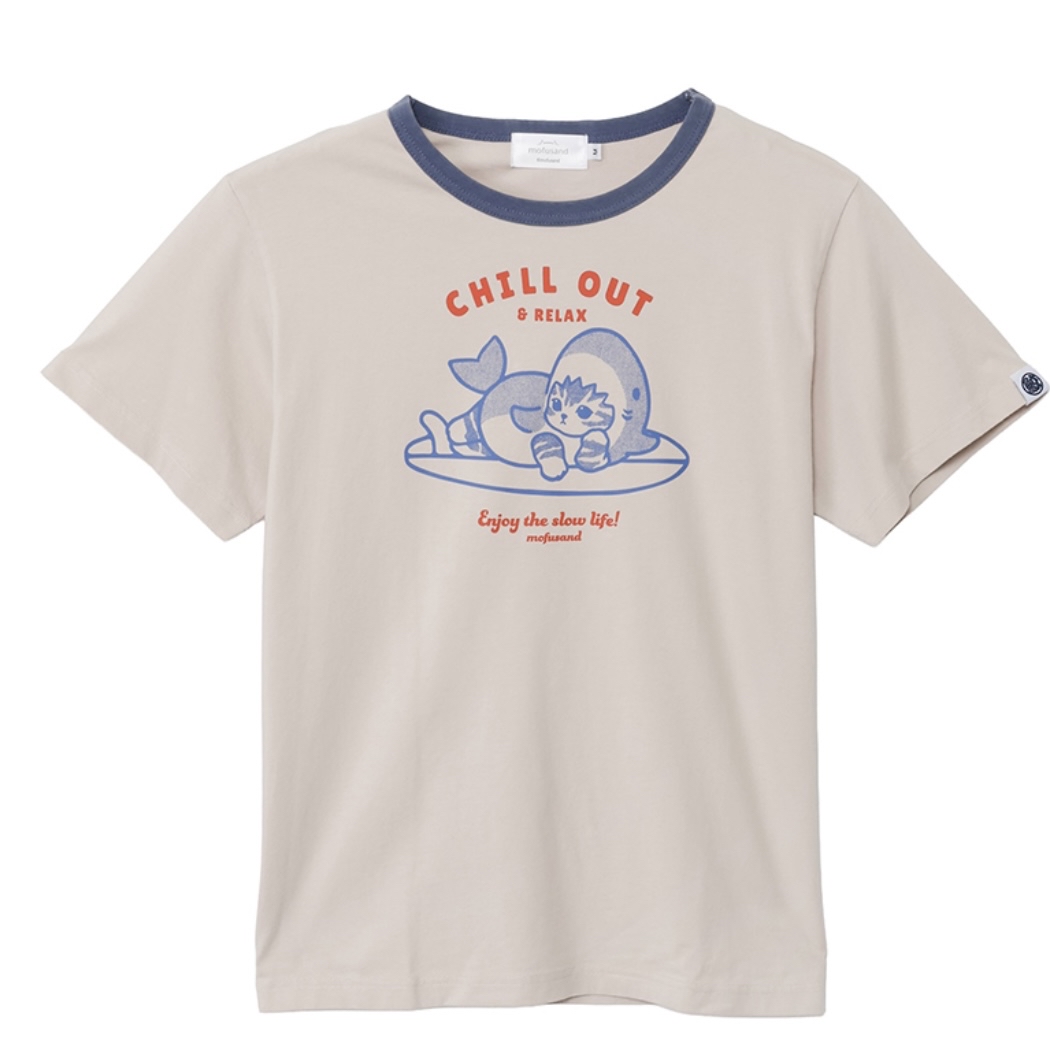 Mofusand 鯊魚貓 tee｜預訂
