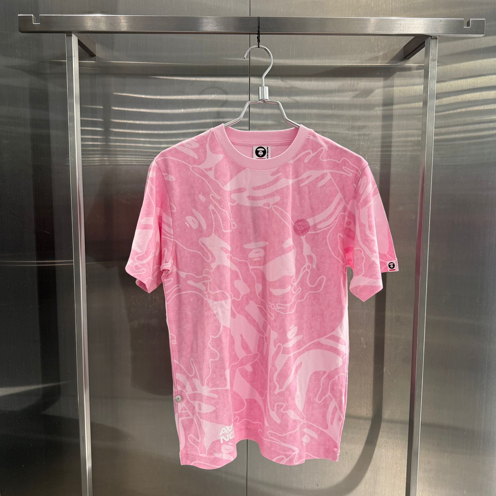 AAPE Regular fit AAPENOW camo tee (1812)