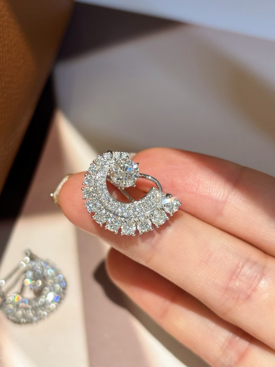 18K Lab Diamond Earrings 