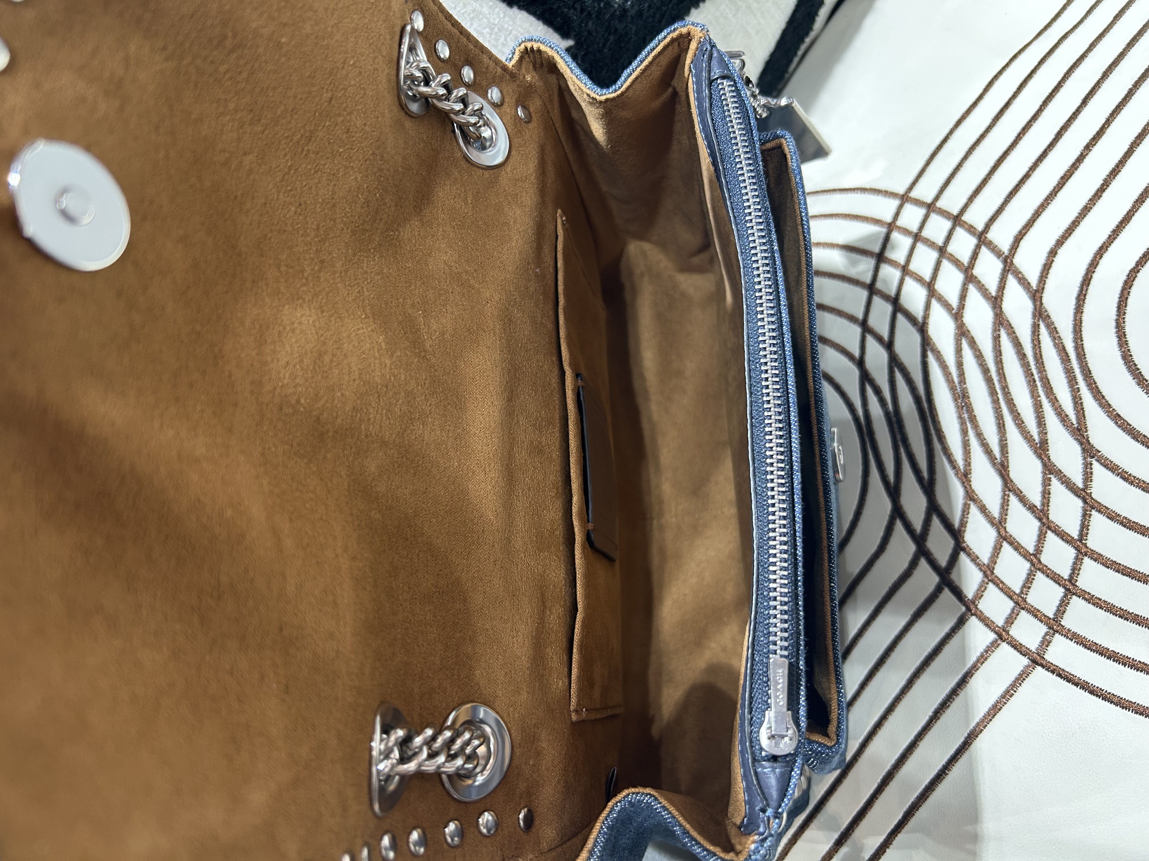 Coach Denim Crossbody Bag 100%Authentic, 98%New 