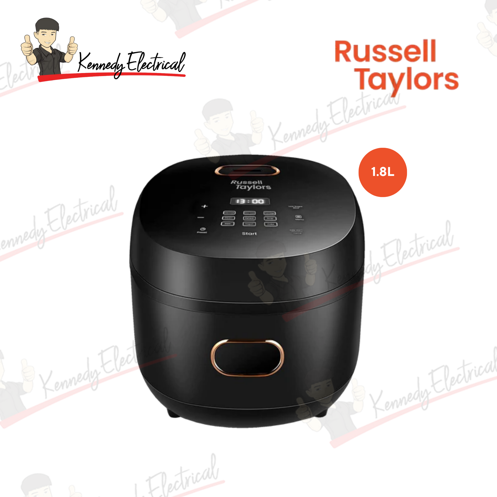 Russell Taylors 1.8L Digital Low Sugar Rice Cooker (RC10)