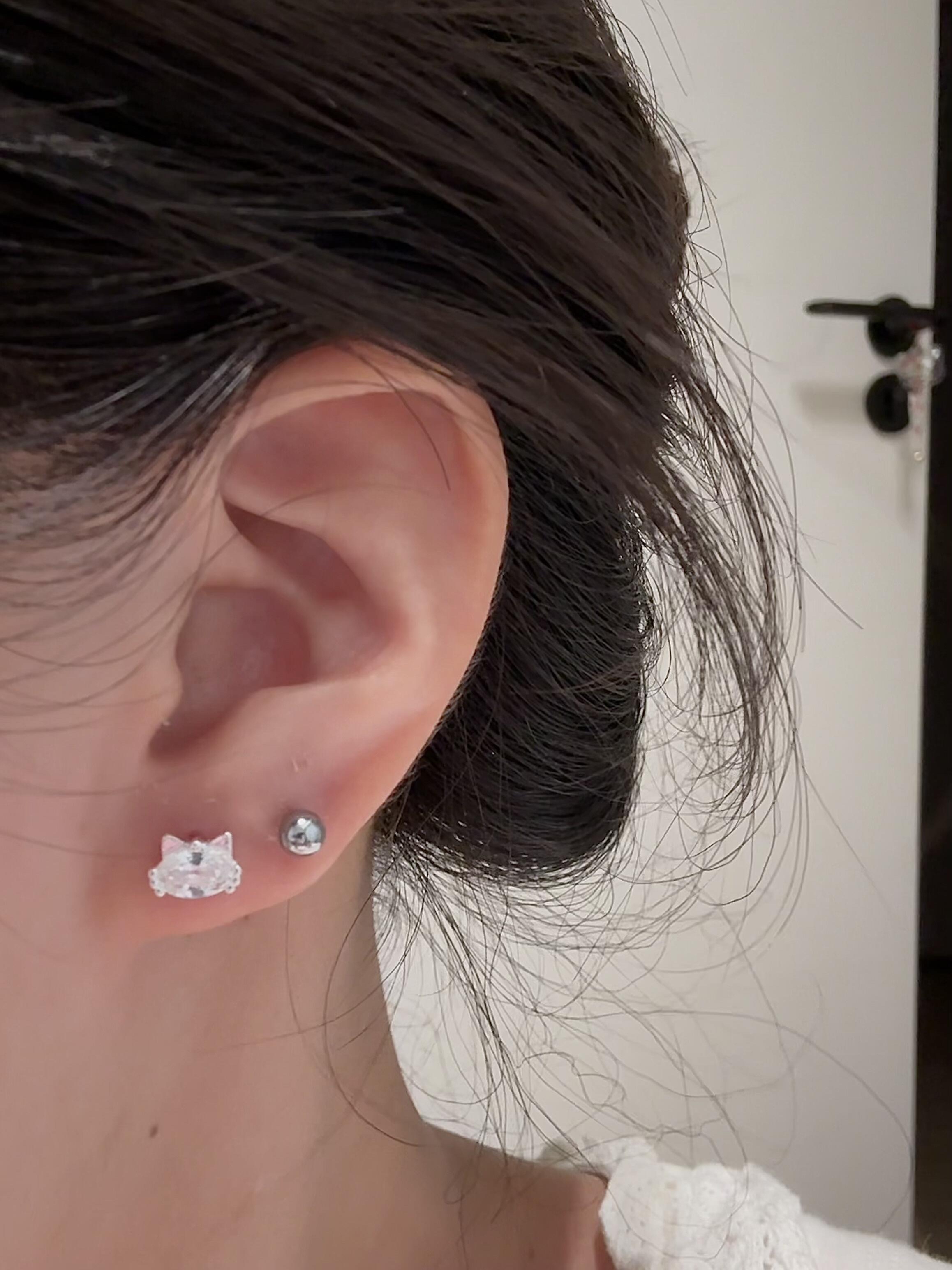 小猫耳钉