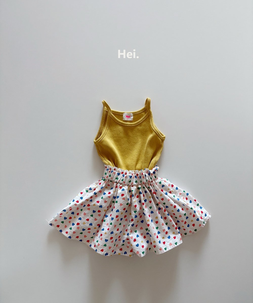 Hei | Candy sleeveless (Yellow/Blue/Green L110-120)