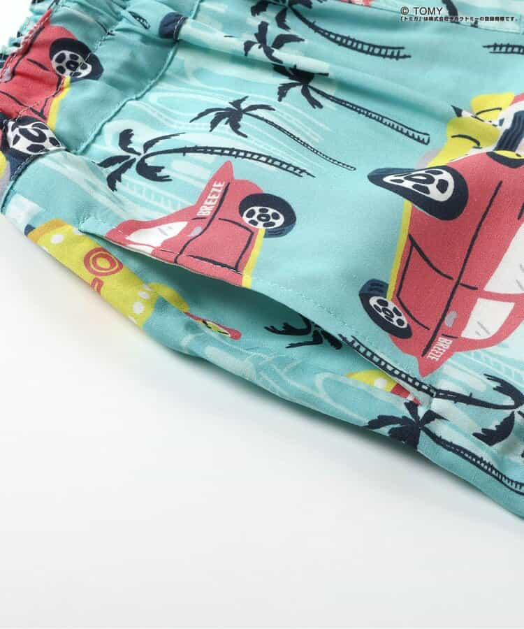 🇯🇵預訂 日本直送🇯🇵Breeze x Tomica系列兩色椰樹車車滿印夏威夷風七分褲
