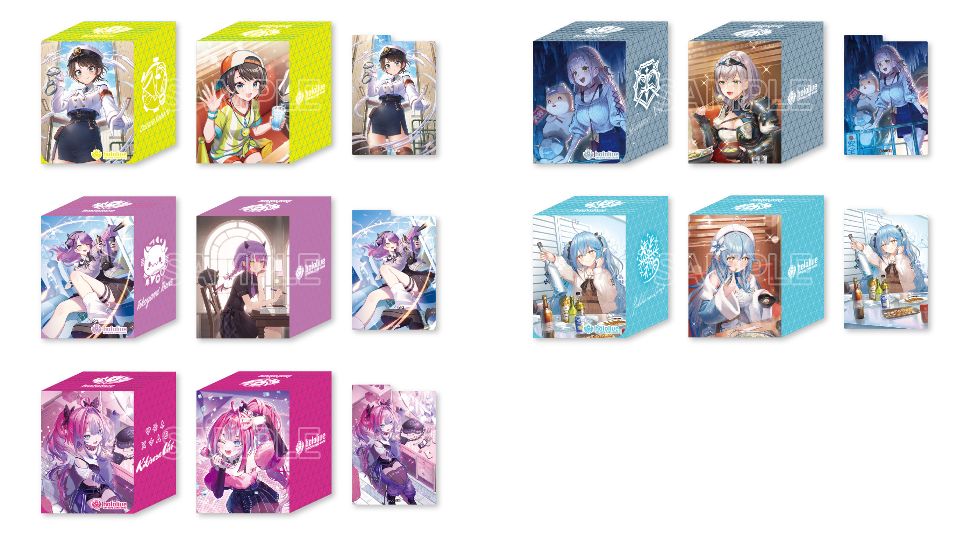 【預訂】hololive OFFICIAL CARD GAME - 卡盒 大空スバル/白銀ノエル/常闇トワ/雪花ラミィ/綺々羅々ヴィヴィ 