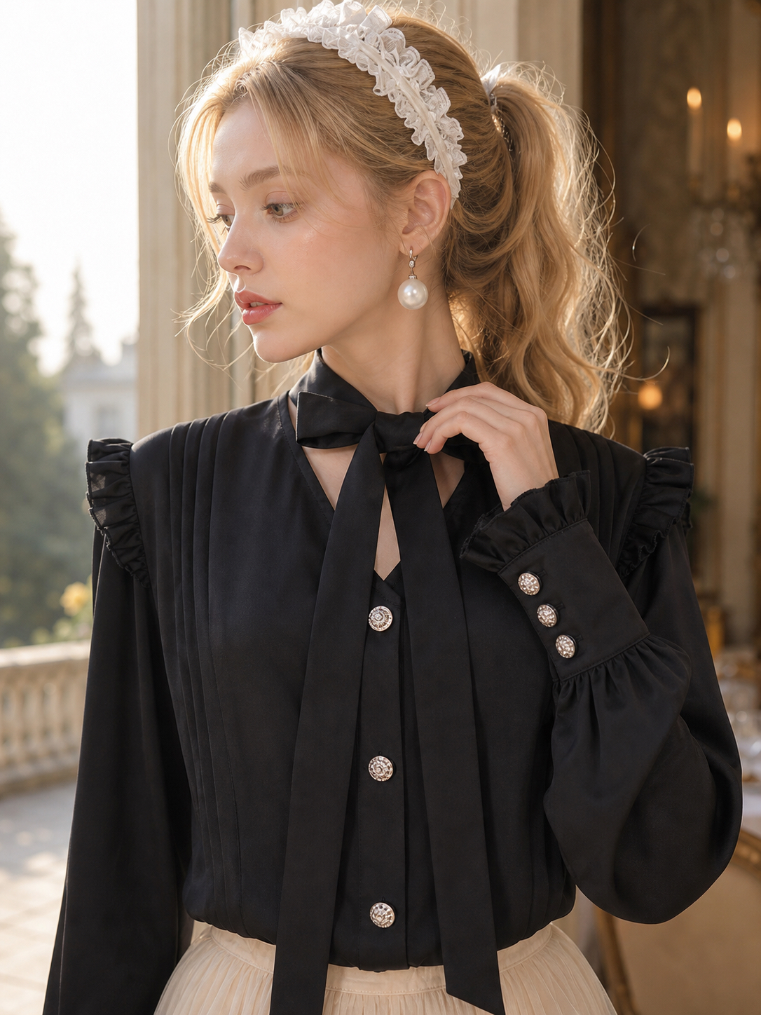 維多利亞貴族收藏公主袖級禮服 The Midnight Heiress Victorian Gown