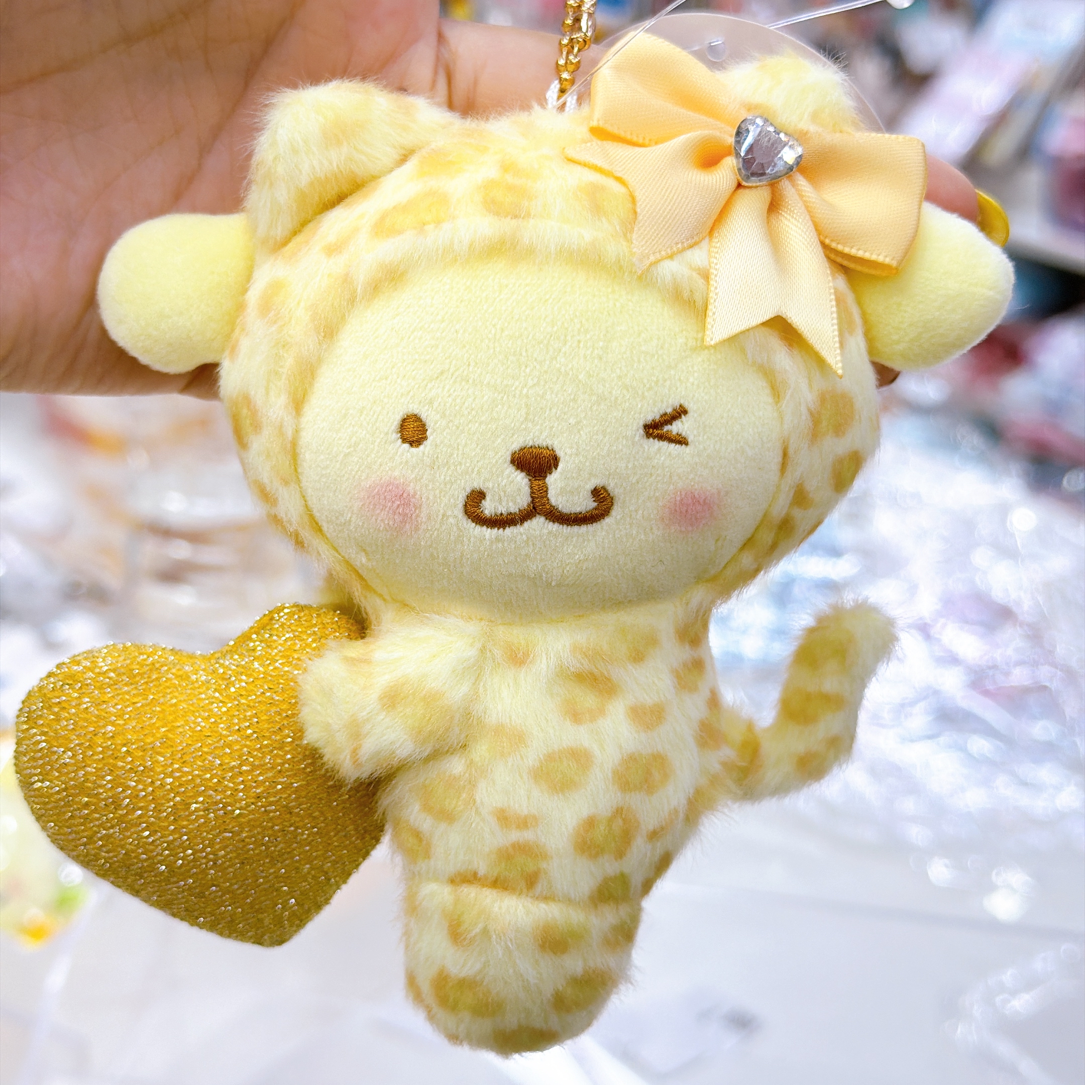 日本直送 Sanrio 心心豹紋貓貓系列掛飾